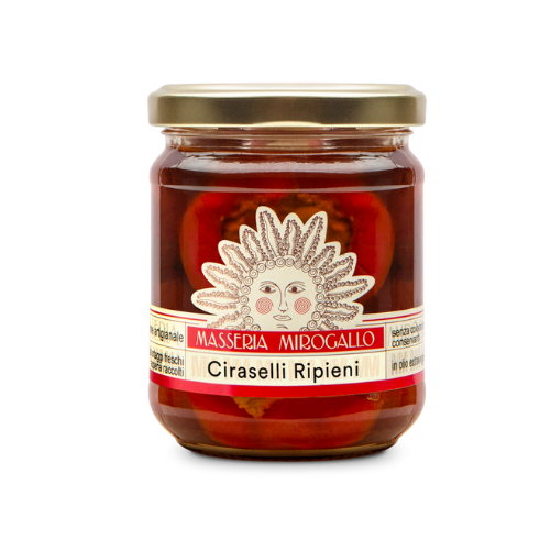 Ciraselli ripieni in olio E.V.O. 185g