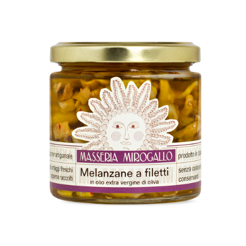 Mleanzane a Filetti in Olio E.V.O. 250g