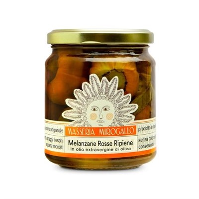 Melanzane Rosse Ripiene in Olio E.V.O. 260g