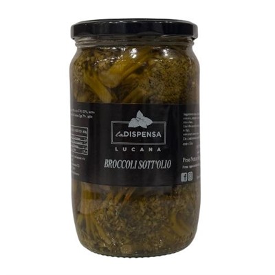 Broccoli sott'olio 600g